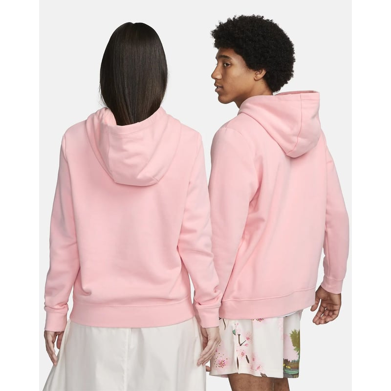 BUZO CAPOTA NIKE MUJER CLUB FLEECE ROSADO BLANCO. NIKE falabella