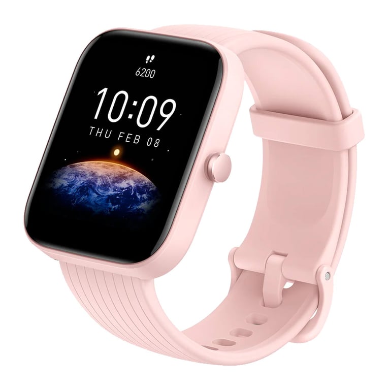 Reloj Inteligente Amazfit Bip 3 Pro Smartwatch 1.69 GPS Rosa. AMAZFIT falabella