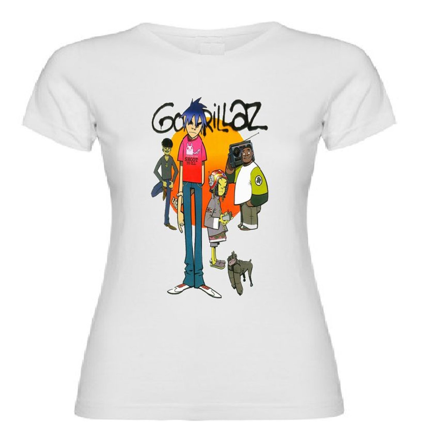 Camisas de gorillaz hotsell