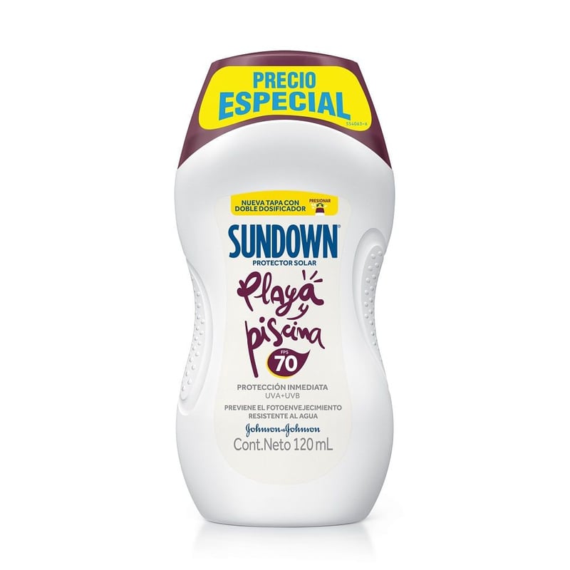 SUNDOWN - Protector Solar Sundown Playa Piscina Fps70 X 120ml