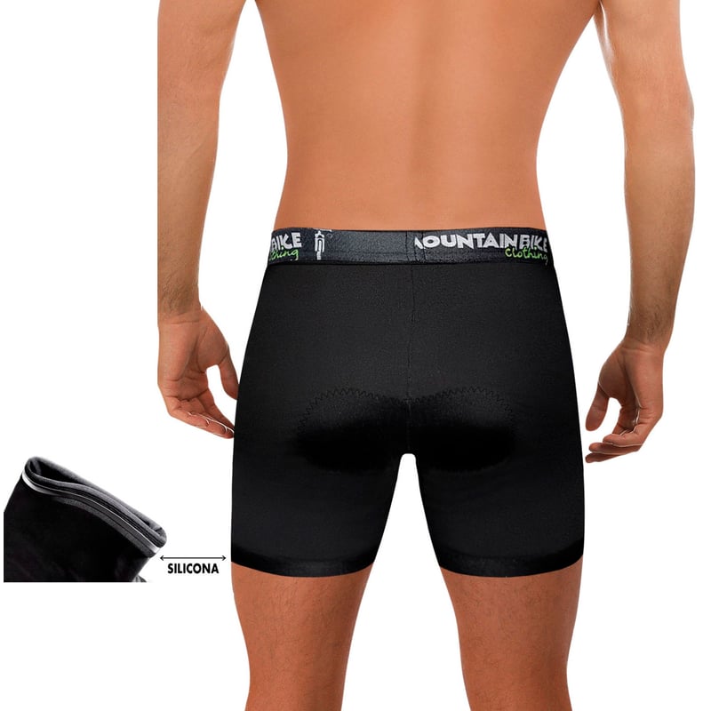 Badana Negra Ciclismo Hombre 3D ALTA DENSIDAD GENERICO falabella