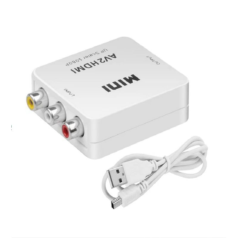 Convertidor Adaptador De Hdmi A Rca Video Version 1080p GENERICO falabella