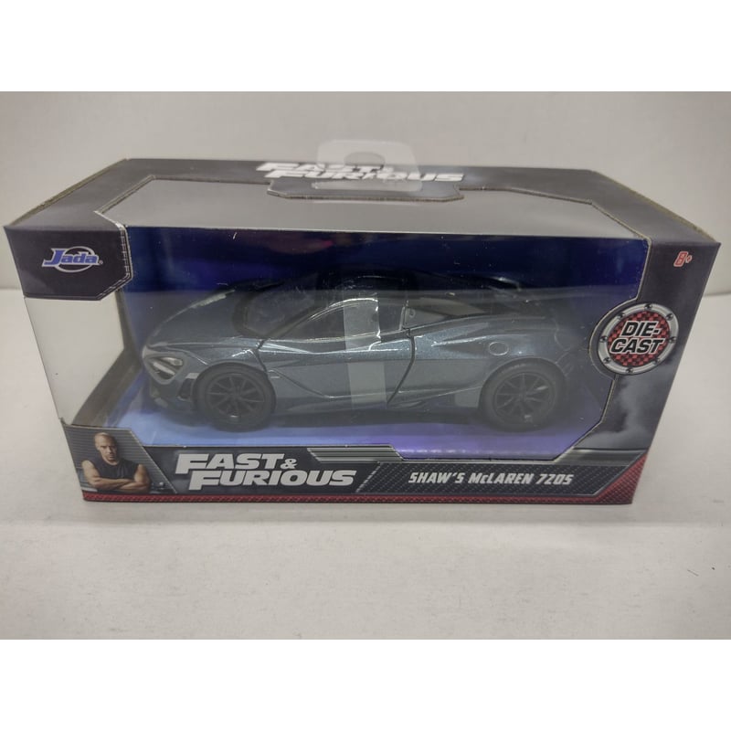 JADA TOYS - SHAW´S MCLAREN 7205 GRIS PERLA Rapidos y Furiosos