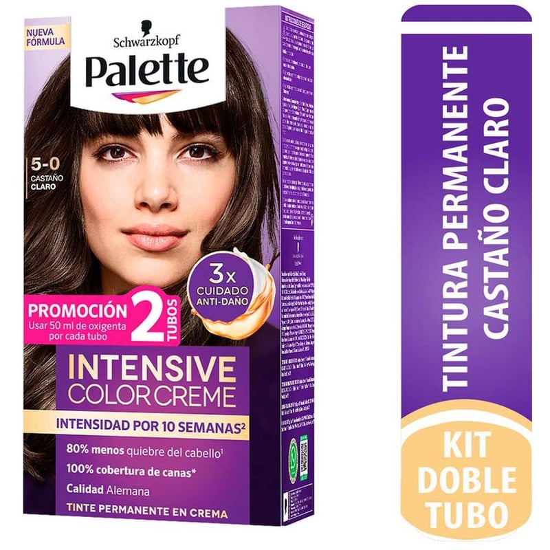 Tinte Palette Intensive Color Creme Castaño Claro 5-0 PALETTE ...