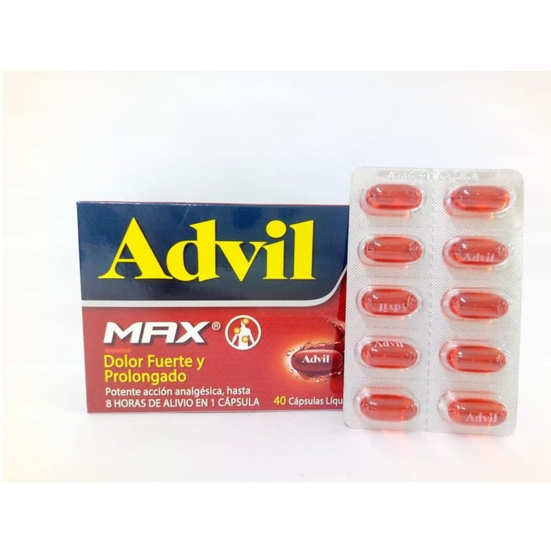 ADVIL - Advil Max Caja x 40 Cápsulas