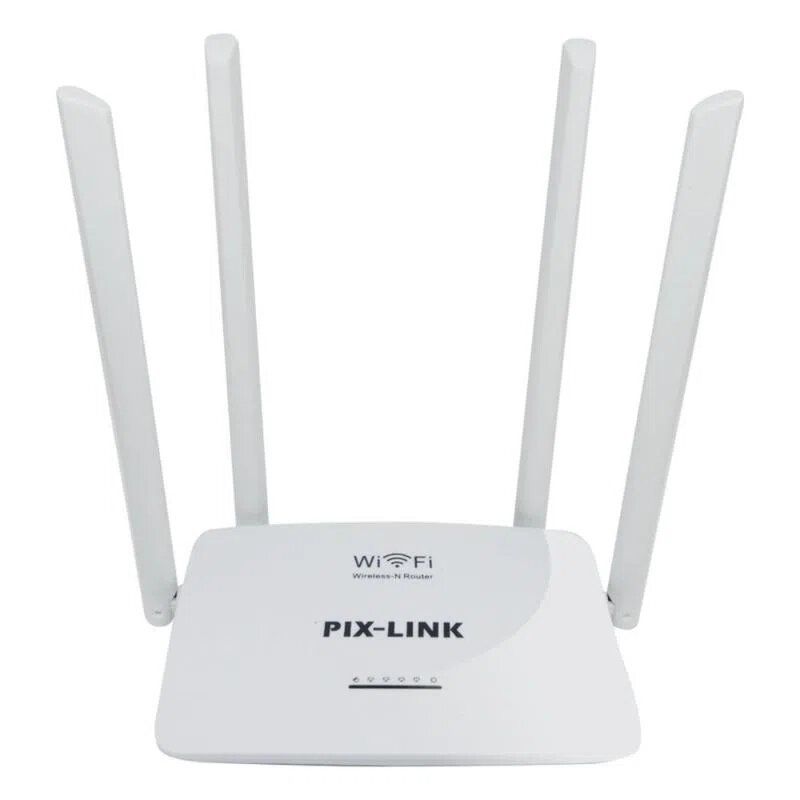Repetidor de Senal Wifi 4 Antenas Pix Link Wr08 Router Rompe Muros GENERICO falabella