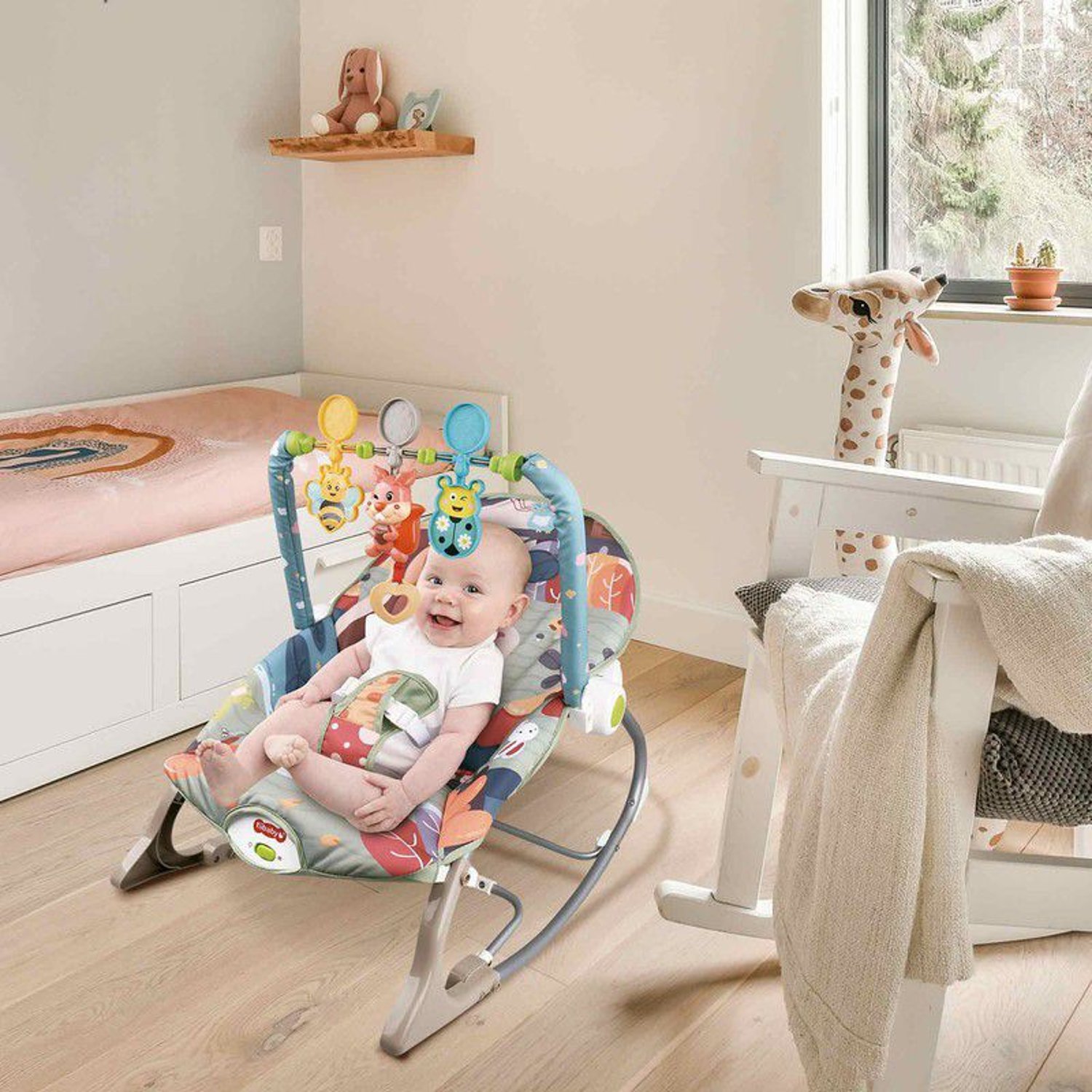 Silla vibradora para bebe sales