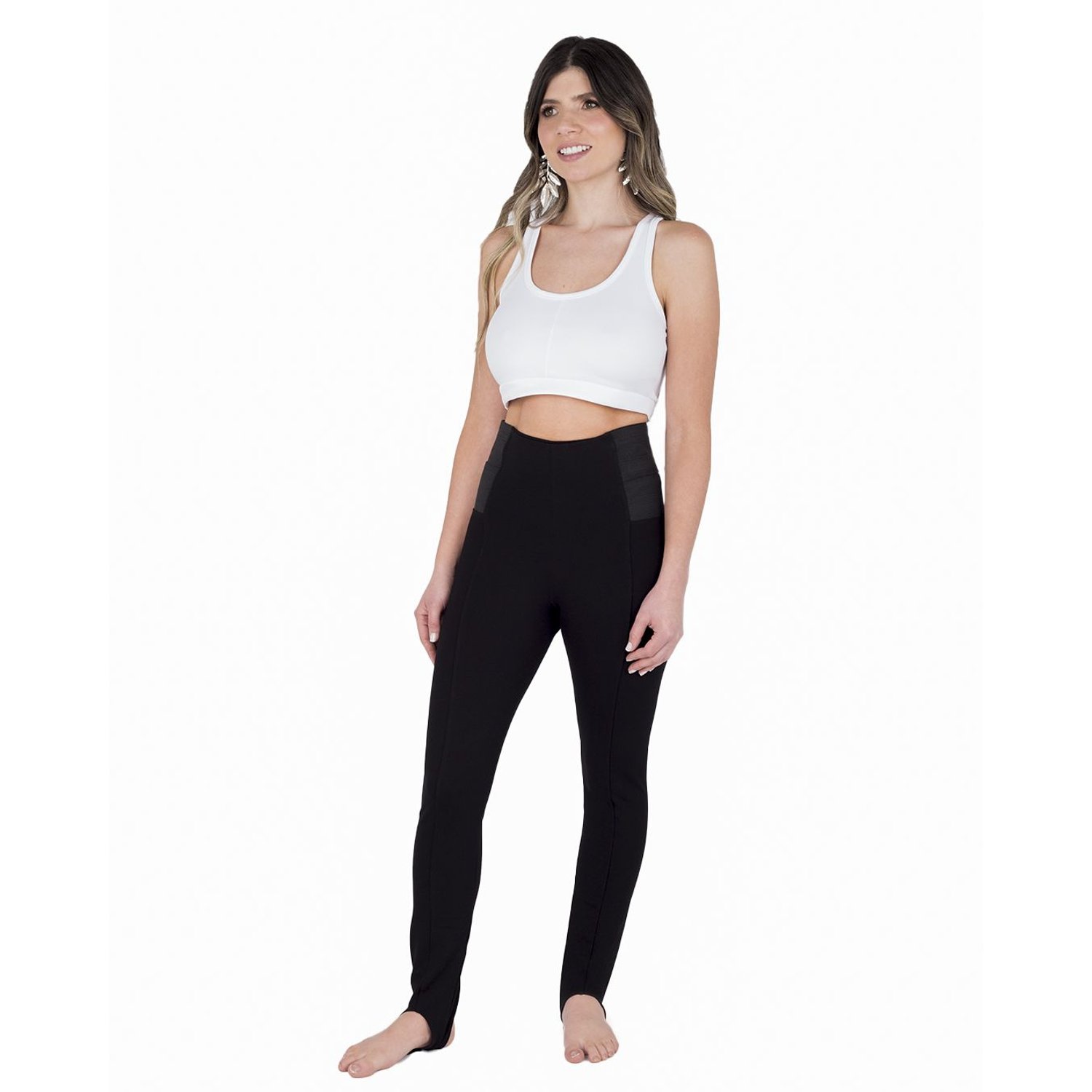 Leggins Casual Elegante Para Mujer Color Negro Freyda FREYDA falabella