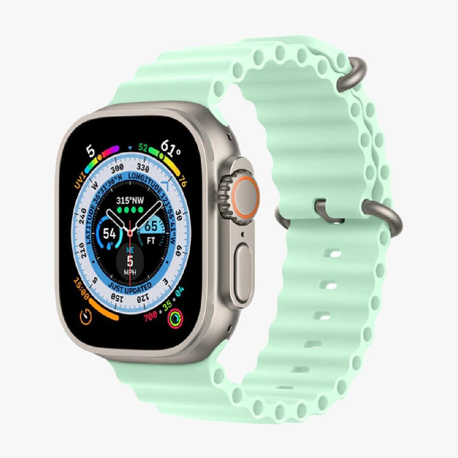 Pulso Tipo Ocean para Iwatch Tamano 384041mm Pistacho. GENERICO falabella