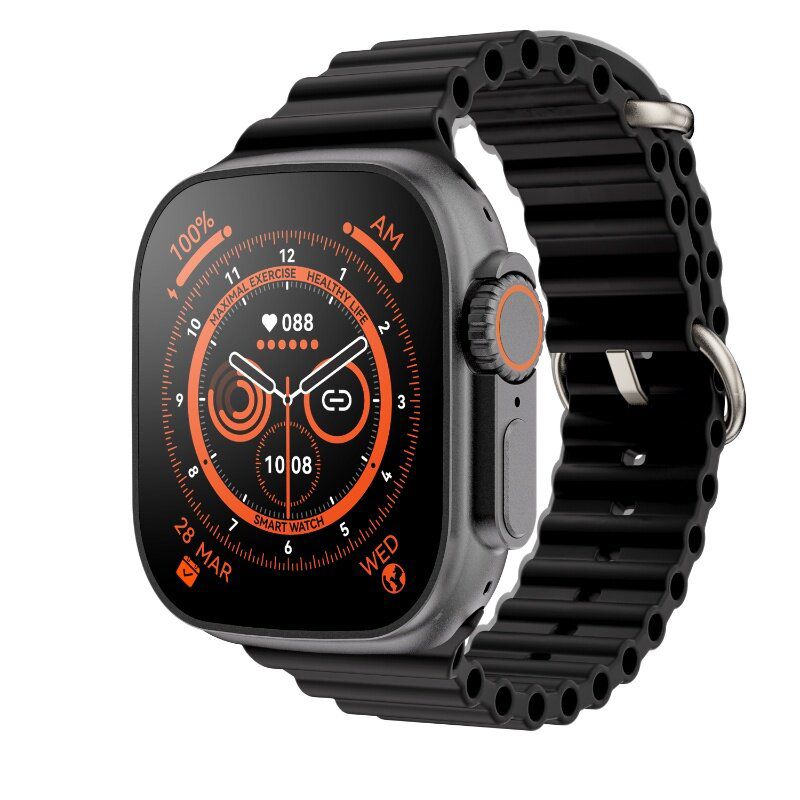 Reloj Inteligente SmartWatch TW 8 Ultra Bluetooth Negro GENERICO falabella