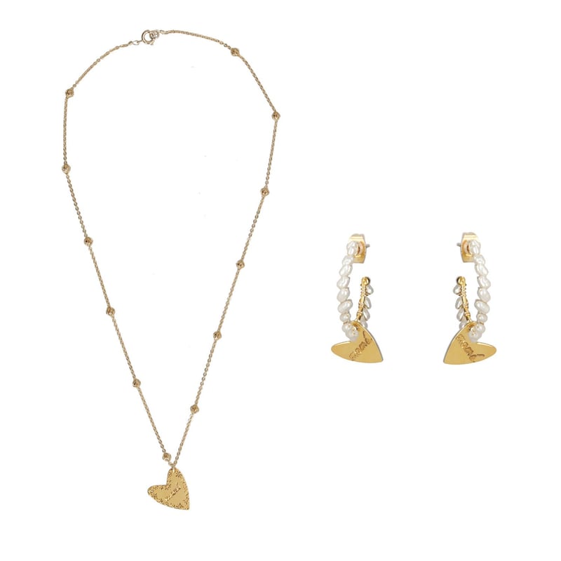 MERCEDES SALAZAR - Set Collar + Aretes Mercedes Salazar Mar de perlas