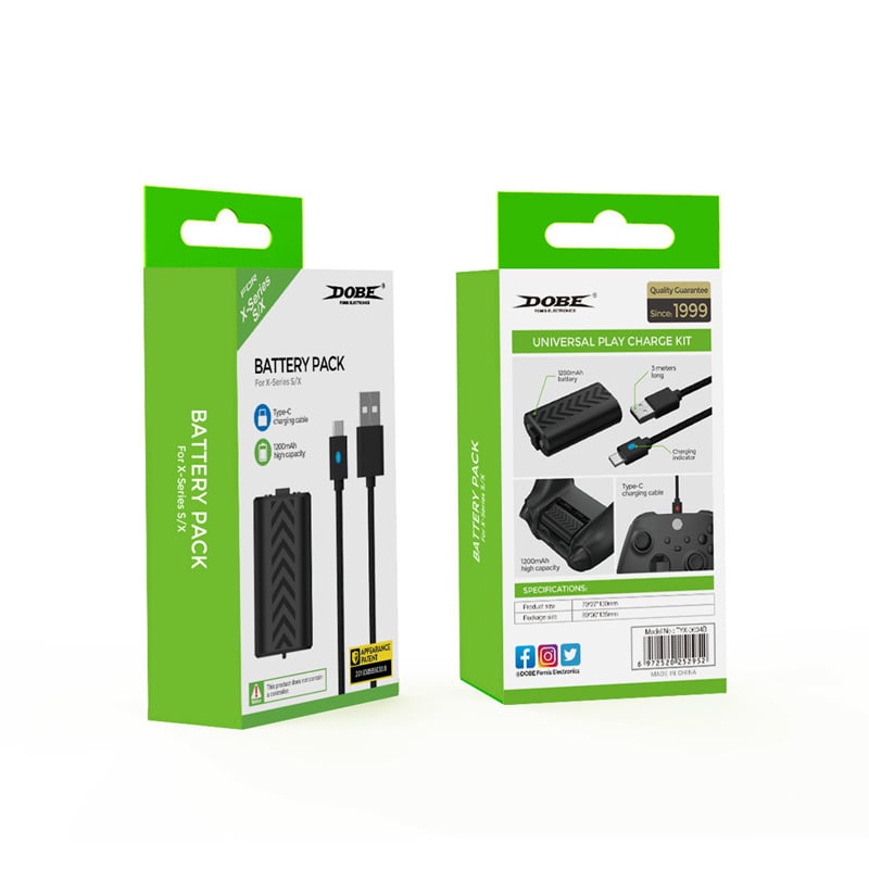 GENERICO - Batería Recargable Xbox Series + Cable Usb-C