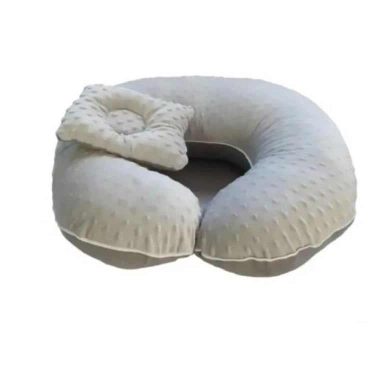 Almohada De Lactancia Suave De Algodón | Cojín De Apoyo Para Bebés Recién Nacidos Y Mamás | Aprox. 58x46 Cm, Funda Desenfundable Y Lavable
