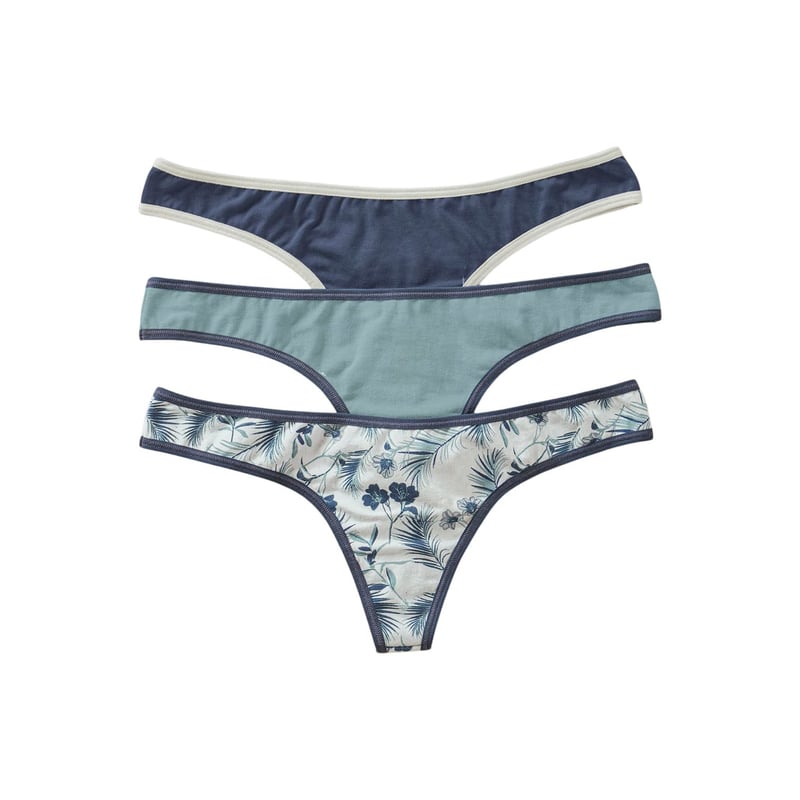 Paquete x 3 tangas brasileras descaderadas en algodón LEONISA