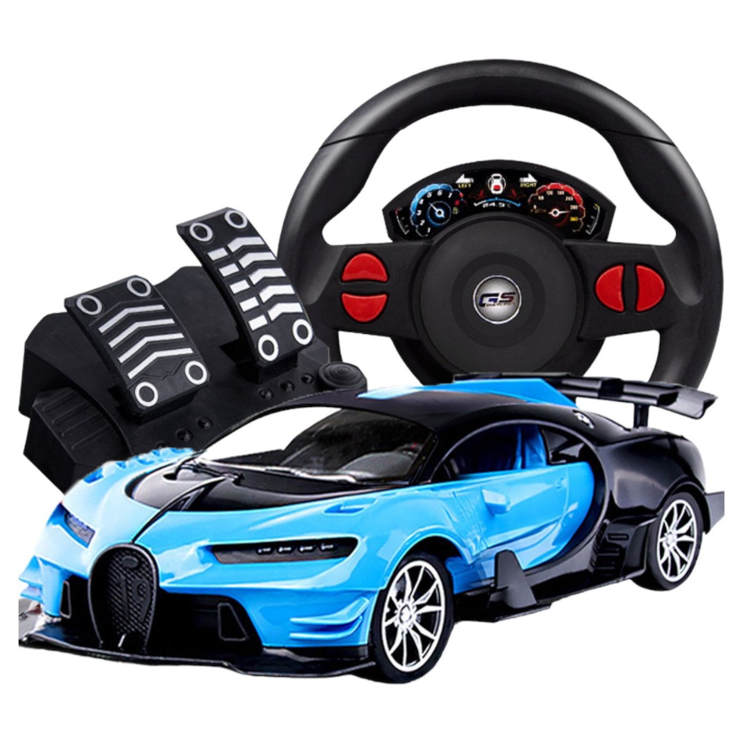 Carro control remoto grande con control moderno BUGATTY falabella