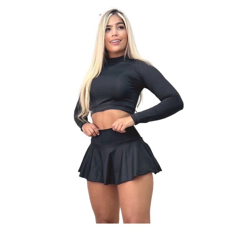 Falda short larga de moda shop