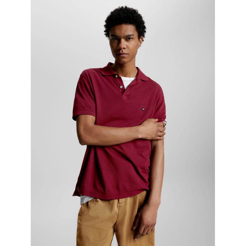 Polo rojo tommy hilfiger hombre shop