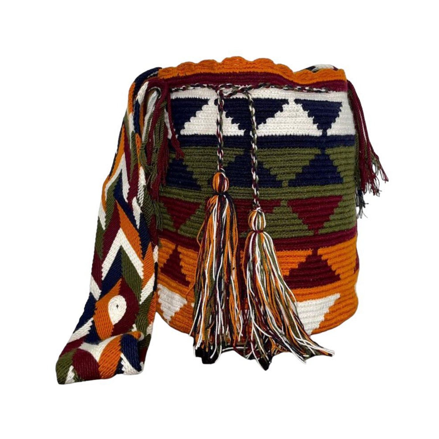 Mochila Wayuu Hecha a Mano 100 Original Colombiana WD 09. ARTESANAL falabella