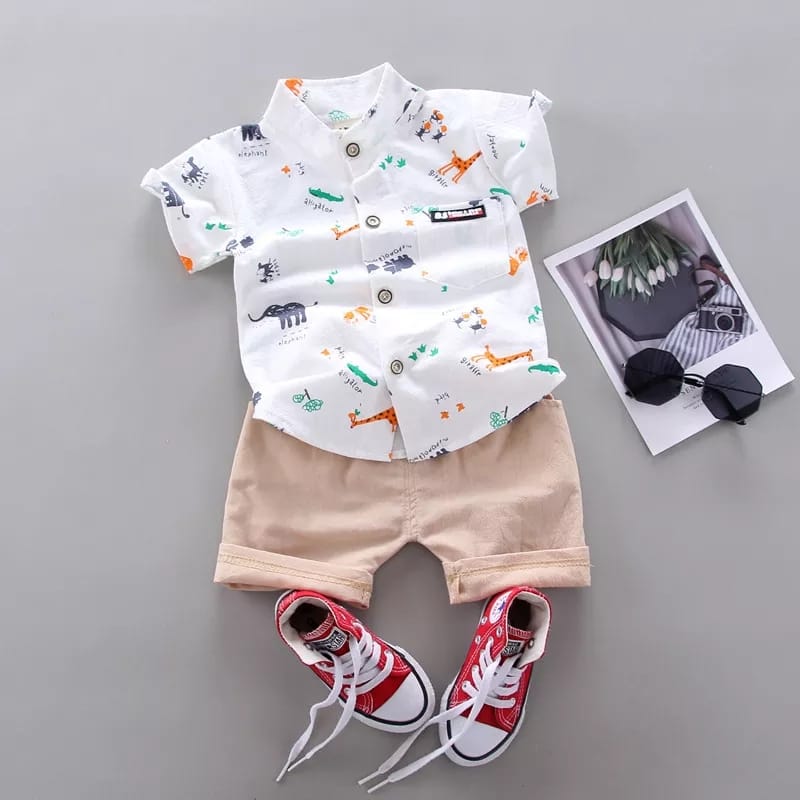 Prendas Ropa camisa y pantalon para ninos conjuntos de vestir bebes