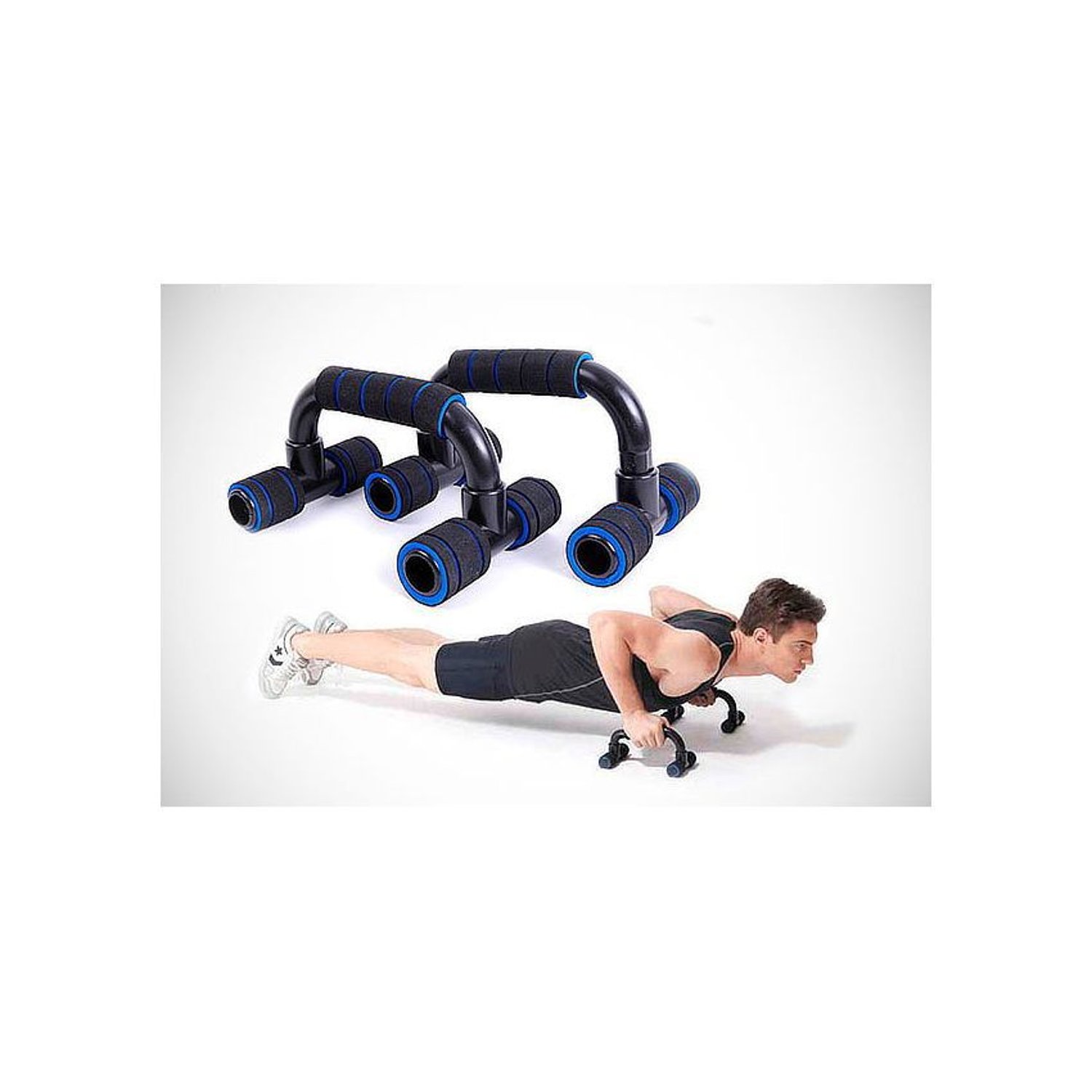 Push up bars ejercicio gym soportes para flexiones de pecho MIELTECH falabella