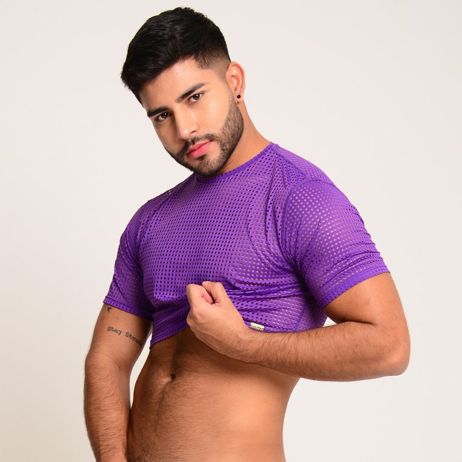 Crop top hombre deportivo best sale