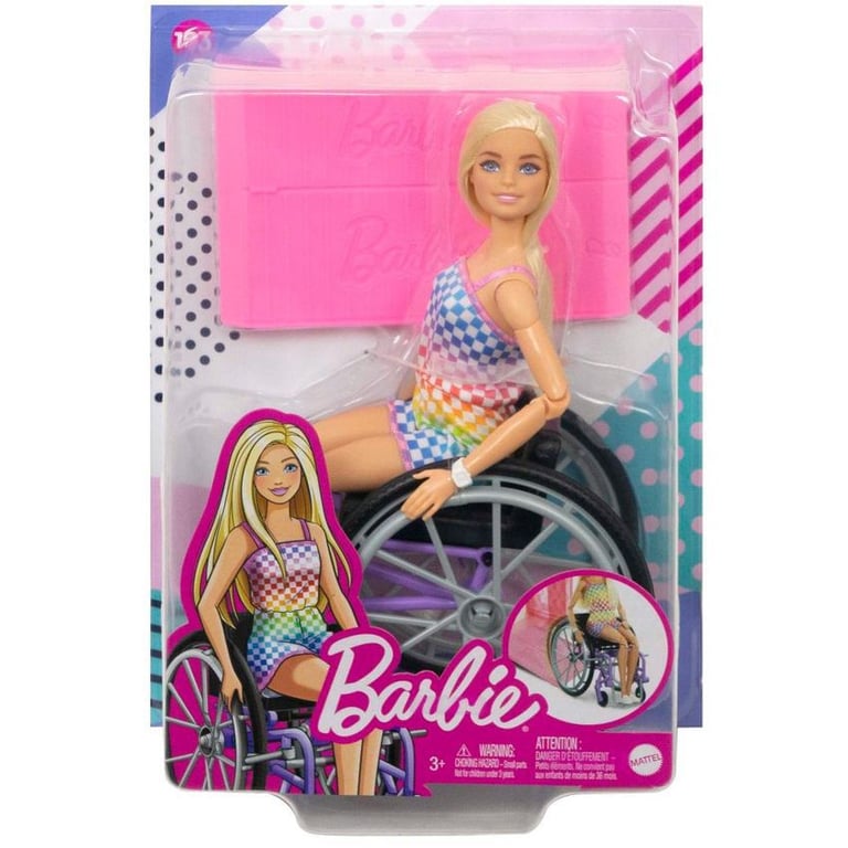 Muñeca Barbie Fashionista Con Camiseta De Leopardo Neón Y Pantalones Cortos Rosa - Mattel GHW59