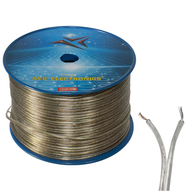 Cable Cristal Oxigenado AVC c2x20 Gris - Dorado 305 Mts C2X20-305 AVC ...