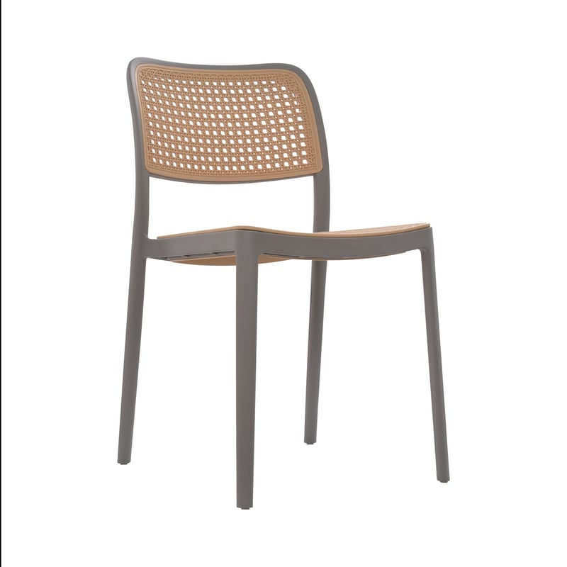 BONNO - Silla De Diseño Net Gris Bonno