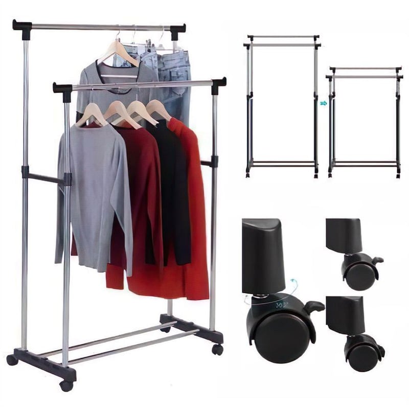 Colgador doble ajustable hotsell