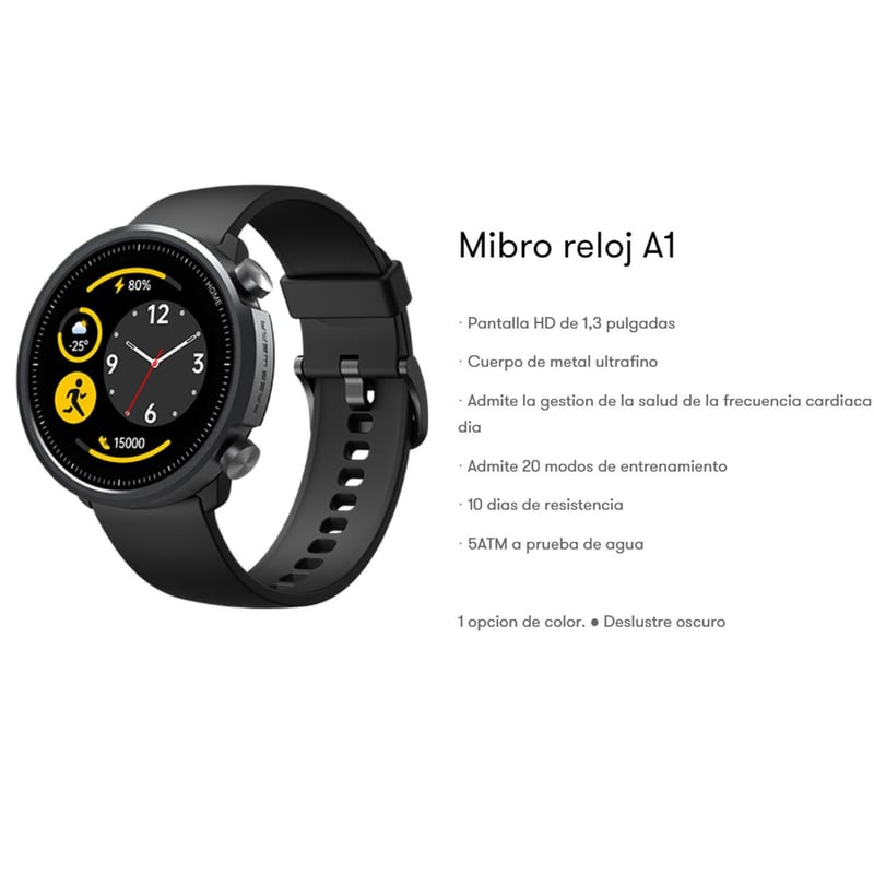 Reloj a1 negro shop