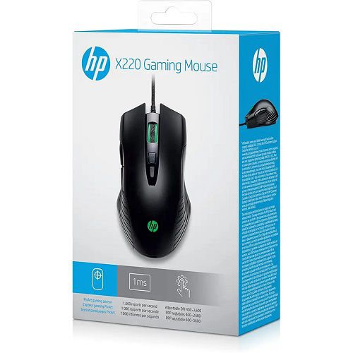 Mouse Retroiluminado Gaming HP X220 HP