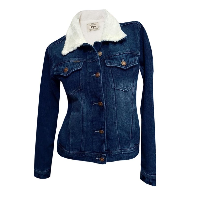 Chaqueta de Jean Forrada en Ovejero Para Mujer GENERICO falabella