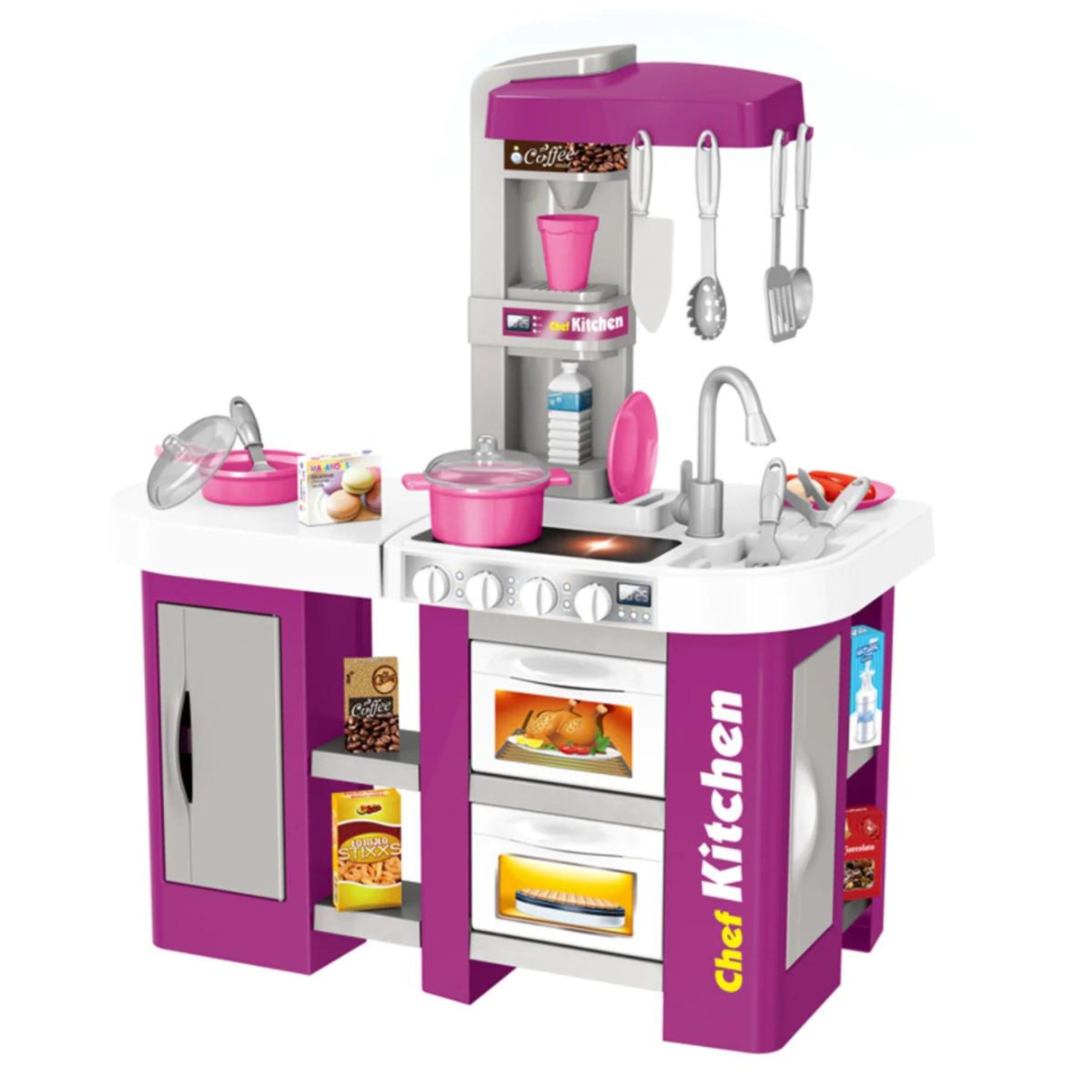 Cocina grande Ninas Infantil De Juguete con Horno IMPORTADORA MAKA falabella