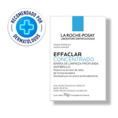 LA ROCHE POSAY - Jabón Effaclar Concentrado La Roche Posay para Piel Grasa 70 g