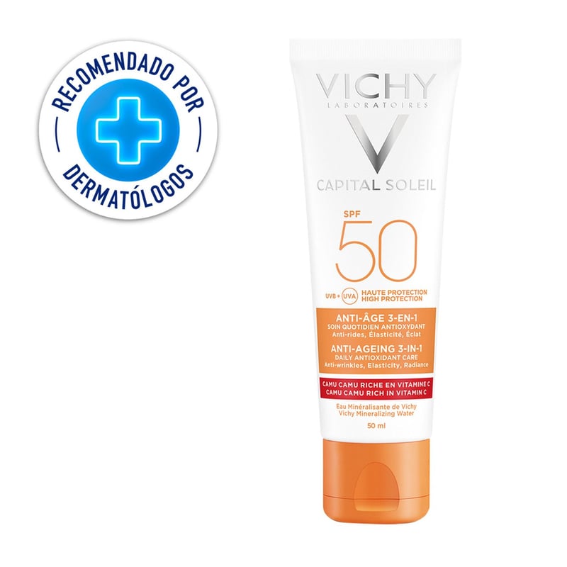 VICHY - Protector Solar Vichy Capital Soleil Antiedad 3 en 1 SPF50+ 50ml