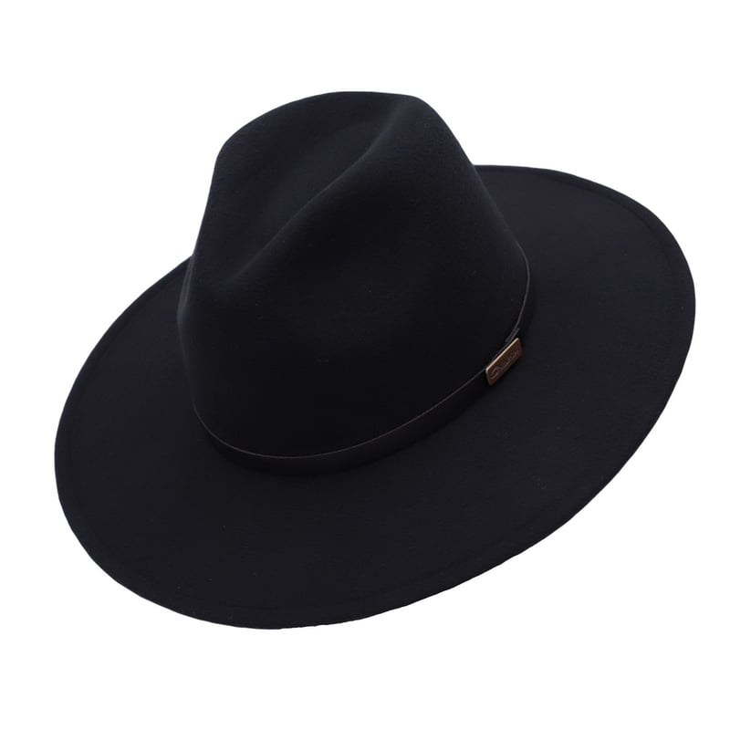 GENERICO - Sombrero Fedora Ala Plana en Paño Unisex