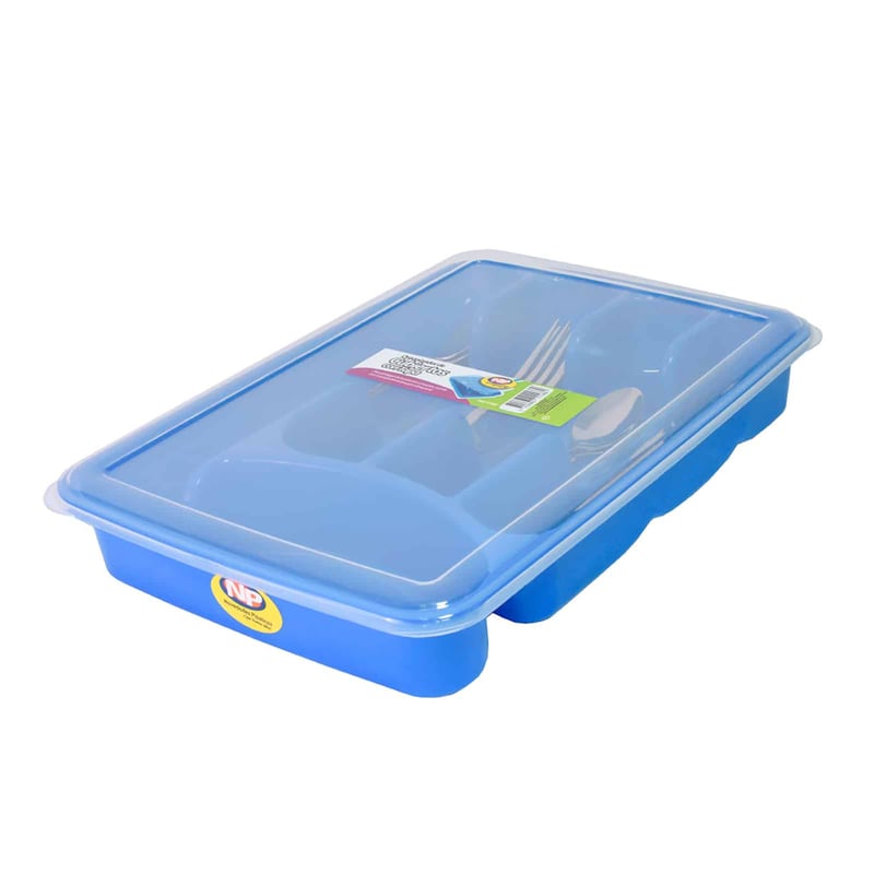 Organizador De Cubiertos Con Tapa NP Multicolor NOVEDADES PLASTICAS falabella