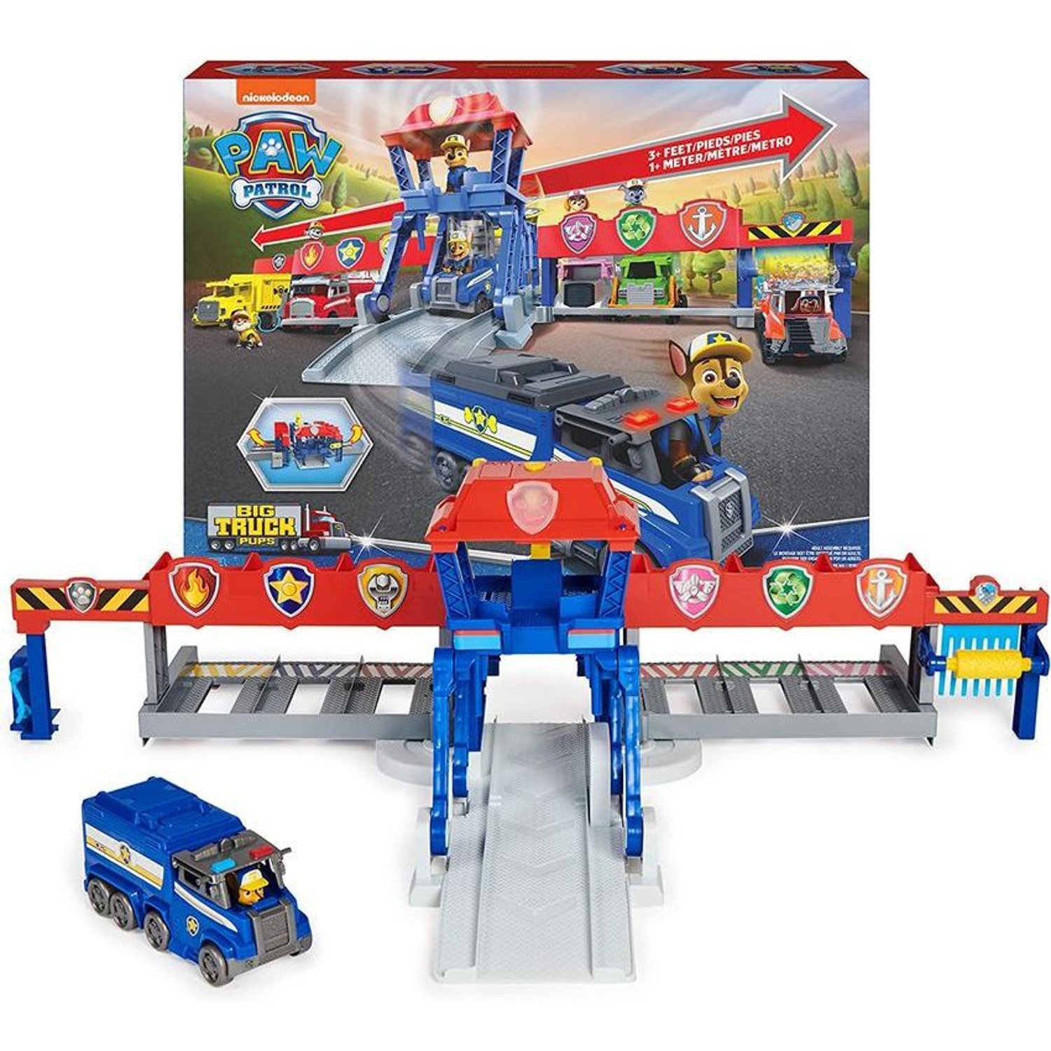 Estacion paw patrol cachorros cuartel de parada de camion SPIN MASTER falabella