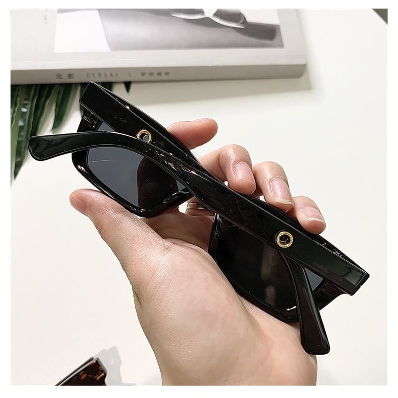 Gafas de Sol Rectangulares para Mujer Moda Negro GENERICO falabella