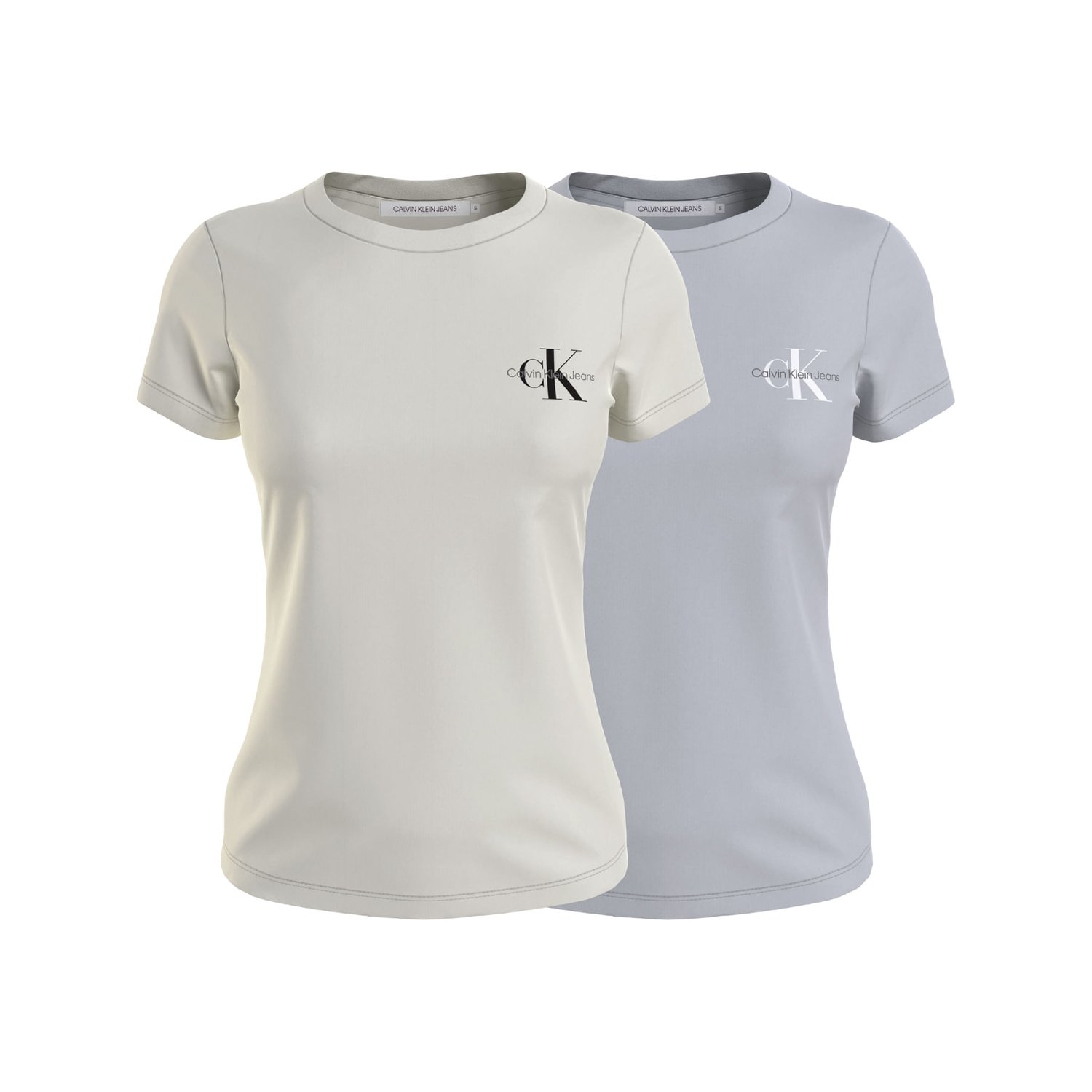 Pack De 2 Camisetas En Algodon Con Logo Para Mujer Calvin Klein CALVIN KLEIN falabella