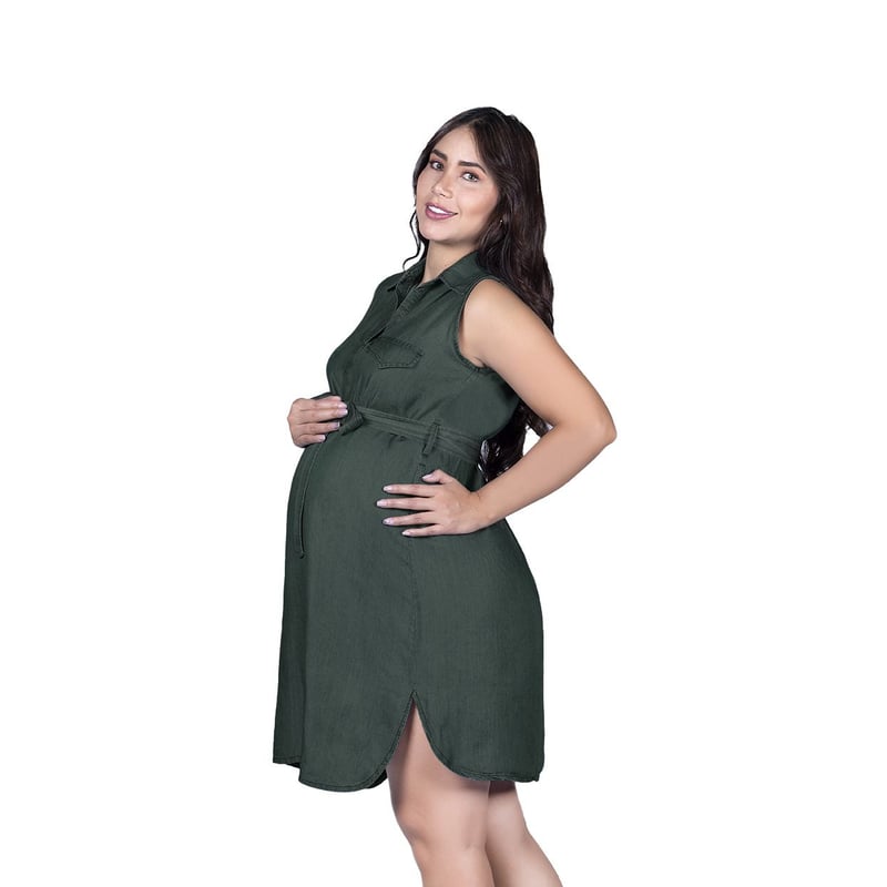 Vestido De Maternidad Bata De Embarazo Hera Mommy glam MOMMY GLAM falabella