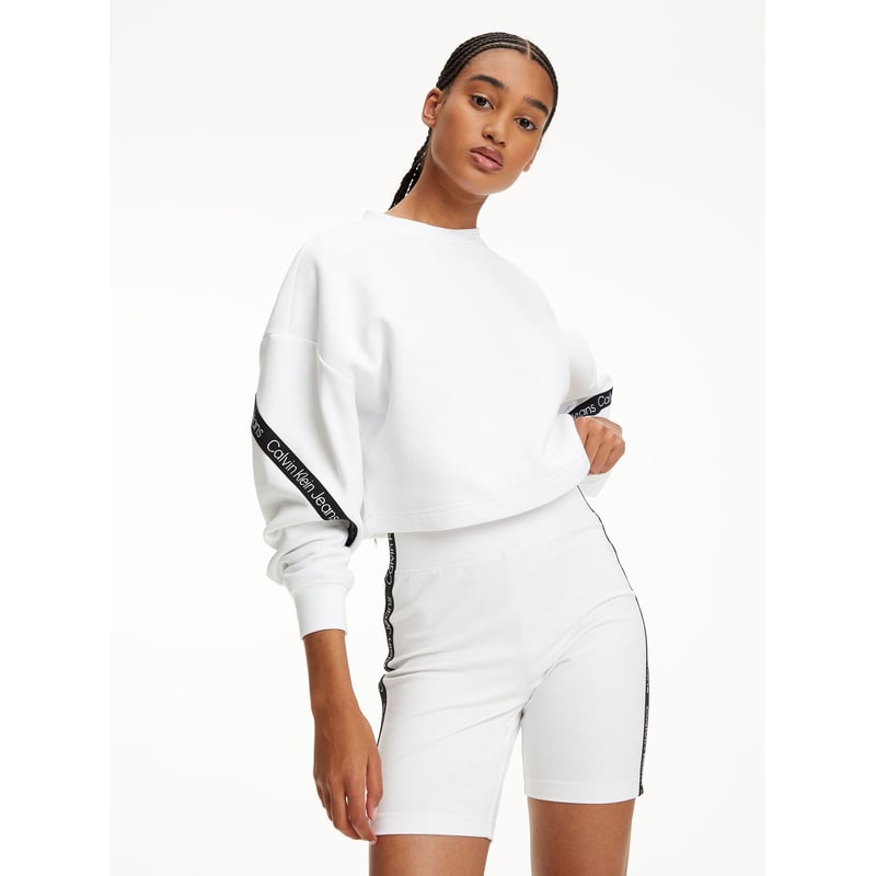 Shorts De Ciclista De Punto Milano Blanco Mujer Blanco Calvin Klein CALVIN KLEIN falabella