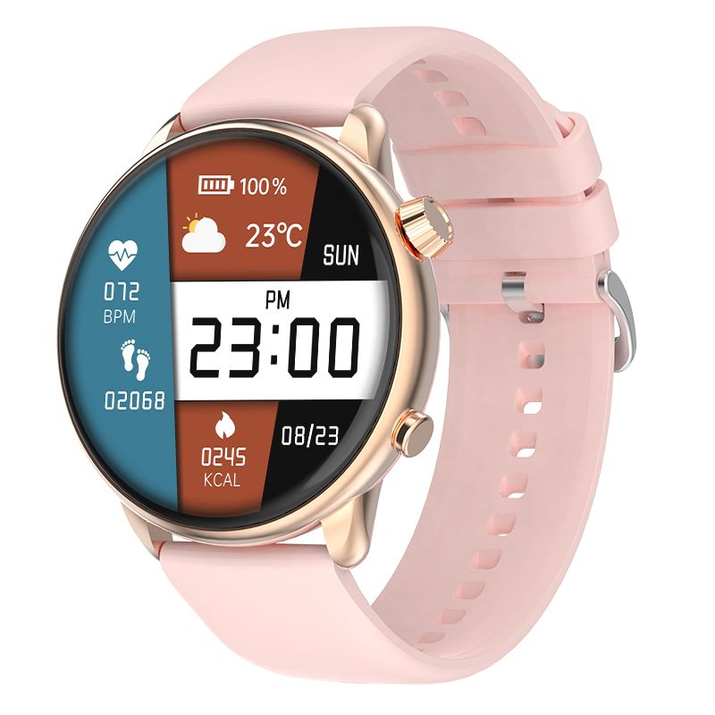 Reloj inteligente mujer oro rosa best sale
