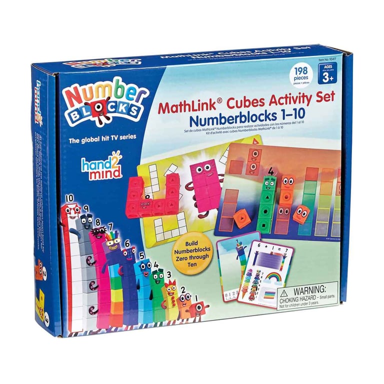 Set De Actividades Hand2mind Numberblocks Mathlink Cubes 1-10 ...