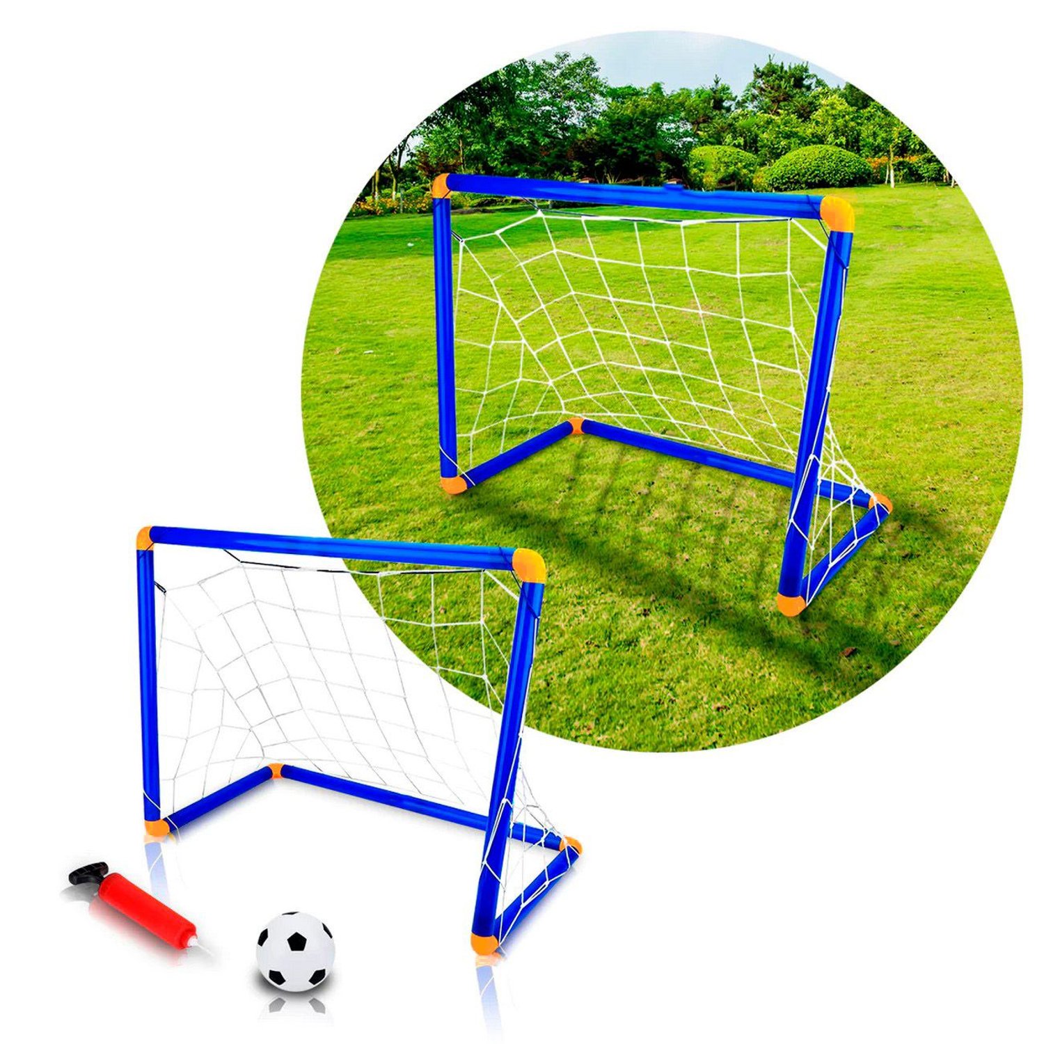 Cancha Futbol Soccer Juguete Armable Balon Inflador DAYOSHOP falabella