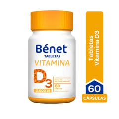BENET - Vitamina D3 Benet 2000 Ui X 60 Tabletas