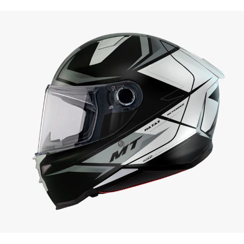 MT HELMETS - CASCO REVENGE 2 S HATAX B2 GRIS  BRILLO ECE R22.06 TALLA M