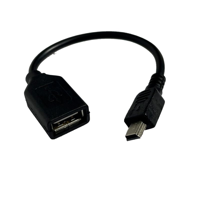 GENERICO - Mini Usb Macho A Usb Hembra Convertidor Otg Cable Adaptador