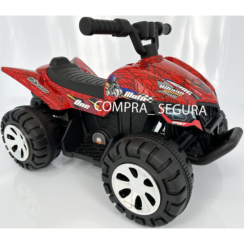 Moto Cuatrimoto Electrica Ninos 4 Anos btooth Rojo Spider BEBESUNITA falabella