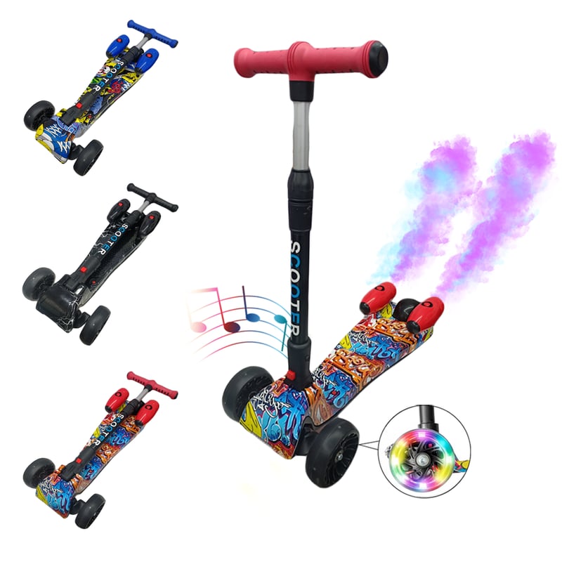 Patineta Scooter Con Humo Para Ninos Bluetooth Y Luces BABY ON falabella